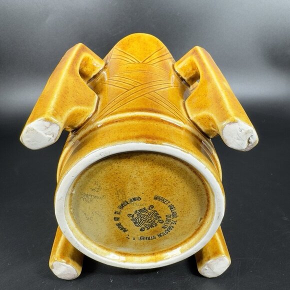 VTG Ireland Pottery Vase Grafton Street Dublin Vase With Four Handles Flower Pot - Picture 7 of 11